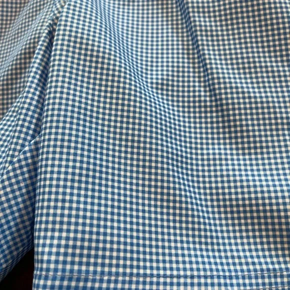 NWT Mens Ibiza ocean club swim shorts blue gingham size 38 - Picture 2 of 9